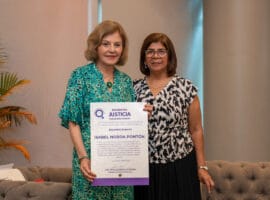 Reconocen a Isabel Noboa por su aporte a la protección de los derechos de las mujeres en Ecuador
