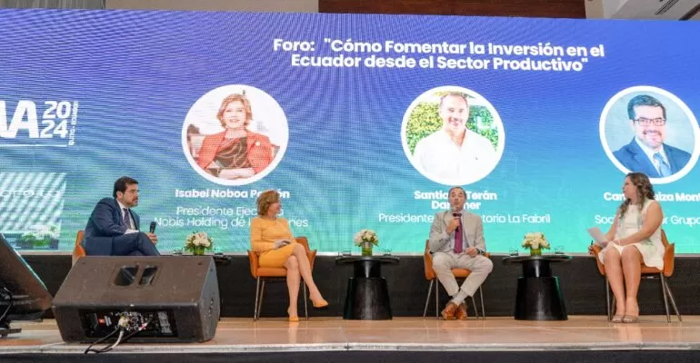 Isabel Noboa compartió su visión del mercado de capitales y el fomento al sector productivo en foro internacional