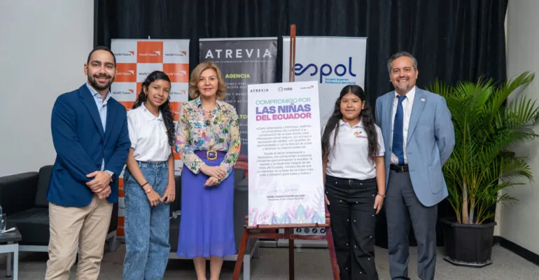 Sector privado y ONG firman compromiso colectivo por las niñas del Ecuador